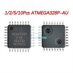 1/2/5/10X ATMEGA328P-AU MEGA328P AU ATMEGA328P TQFP-32 SMD IC Chip