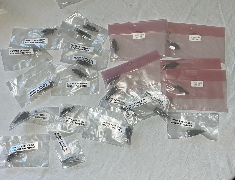 LOT OF 21 VARIAN E51000095 Connectors, Agilent HFBR-4503 NEW!!