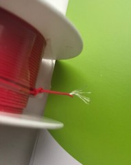 100 Feet MIL-W-16878/4 Silver Plated Copper, 30AWG, Extruded PTFE 200C 600V Red