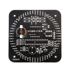 DS1302 DIY Rotating Digital LED Display Module Alarm Electronic Clock Kit Board