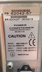 POWERVAR 1.0 ABC1000-21 62042-57 POWER CONDITIONER