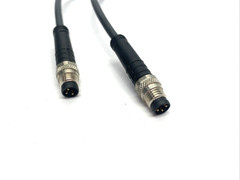 Escha YK-FK4M12-2AL-SSP3-0,3/0,3/S370 Splitter Y-Cable M12 to Dual M8, 8075852