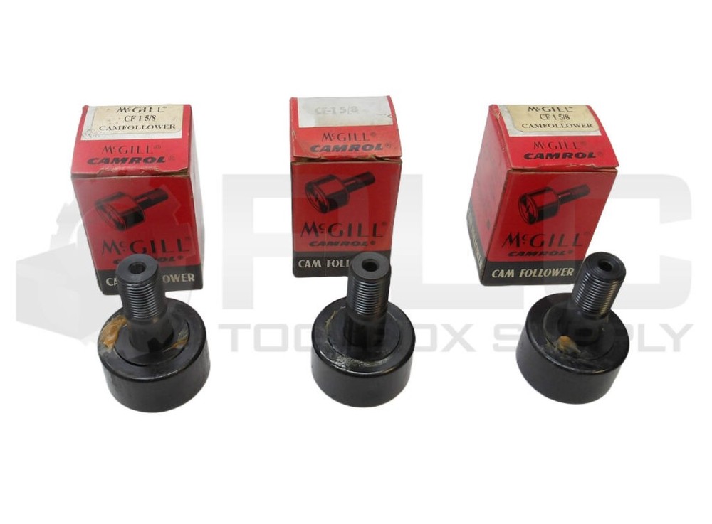 LOT OF 3 NEW MCGILL CF 1 5/8 CAM FOLLOWER 1-5/8″ *READ*