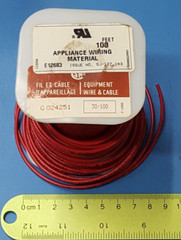 (68FT ) Hook-up Wire, 9916 002100 , BELDEN , 16AWG, RED