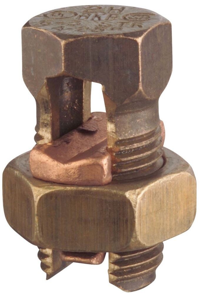Blackburn 40H, 250 KCMIL Run/Tap, Copper Split-Bolt Connector, 1 pc