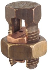 Blackburn 40H, 250 KCMIL Run/Tap, Copper Split-Bolt Connector, 1 pc