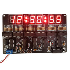 DIY Digital Circuit Clock Electronic Kit Electronic Clock Teaching Kit With Case