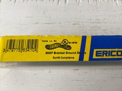 (Pack Of 12) Erico Eriflex 99GF Braided Ground Straps