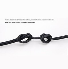 UL2648 Black/White Dual Core Parallel Stranded Cable Wire Tinned Copper 16~28AWG