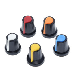 10pcs WH148 potentiometer knob cap(copper core) 15X17mm 6mm Shaft Hole AG2