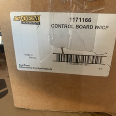 CONTROL BOARD W/ICP 1171166 TEMPSTAR FURNACE LH33WP003A