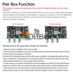 1/2/6PCS 100W Bluetooth 5.3 TPA3116D2 Mono Audio Power Amplifier Board TWS APP