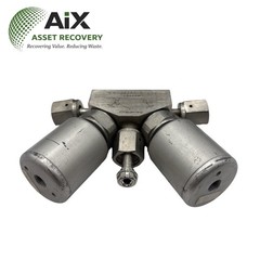 NUPRO SWAGELOK 6LV-D1V222P-AA 3 WAY STAINLESS STEEL DUAL BELLOWS VALVE 1/4” FVCR