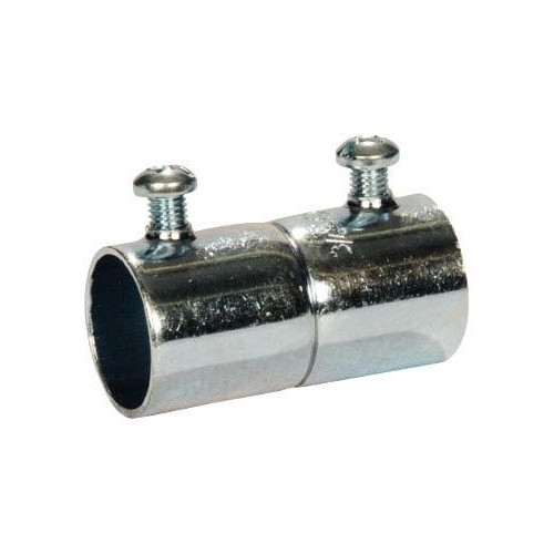SEPCO S1115B, 1-1/2″, Steel, Set Screw, EMT Conduit Coupling, 1 pc
