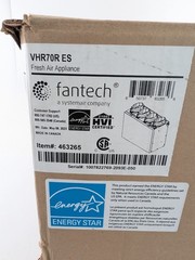 Fantech Most Compact Model VHR70R ES (HRV) 463265 HEAT RECOVERY VENTILATOR