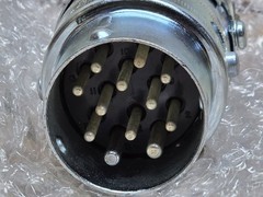 Russellstoll SKP12G, 600 V 20 A 11-Pole 12-Wire Pin and Sleeve Plug NEW FREESHIP