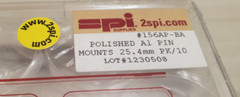 10 Pack Aluminum Polished Pin-Type SEM Mounts 25.4 x7.5mm SPI Supplies 156AP-BA