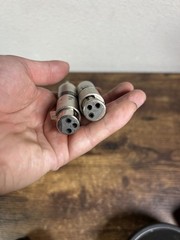 LOT 2 RadioShack 274-016C XLR Female to 1/4″ Plug Lo-Z to Hi-Z Balanced Adapter