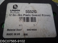 5552G Lawson 12 AWG Green 100′ Length, 60 Volts Temperature Rating 221 F