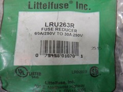 Littelfuse LRU263R 60A 250V To 30A 250V Fuse Reducer – Factory Sealed