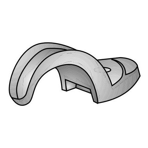 OZ-Gedney 14-50G, 1-Hole Type, 1/2″ Rigid Conduit Pipe Strap, 1 pc