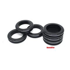 Black Blanking Wiring Grommets Rubber Open Grommet Blind Cable Hole 5mm 6mm-28mm