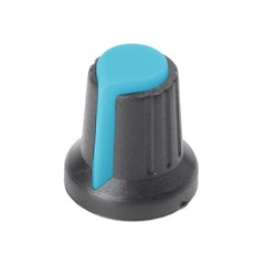 5PCS Dia 6mm Potentiometer Switch Knob Cap Hole Volume Control Rotary Knob Cap
