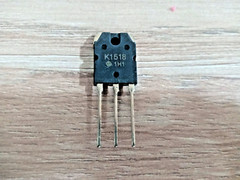 10pcs 2SK1518 MOSFET HITACHI TOP-3 PACKAGE ( K1518 )