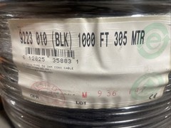 Belden 9223 RG-58/U 22awg Stranded TnC Low Noise Special Audio Coaxial Cable Blk