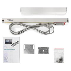 4 Axis RPM Digital Readout DRO Quill Axis with Linear Scale 4pcs 5um for Mill