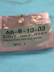 DRIVER BOARD 4007-001-0137, SPPDH1500, A6-B-10-03,CDE104148, 163623