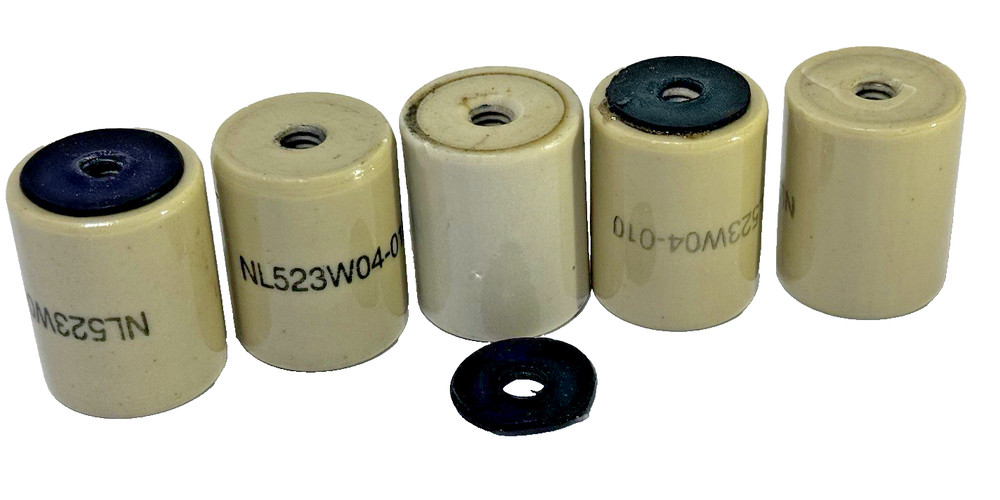 Lot of 5 each HH Smith 2262 Ceramic Standoff Abbatron NL523W04-010 Insulators