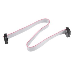 5 Pack Long 30CM 2.54MM Flat Ribbon Cable IDC 10 Pin Connector
