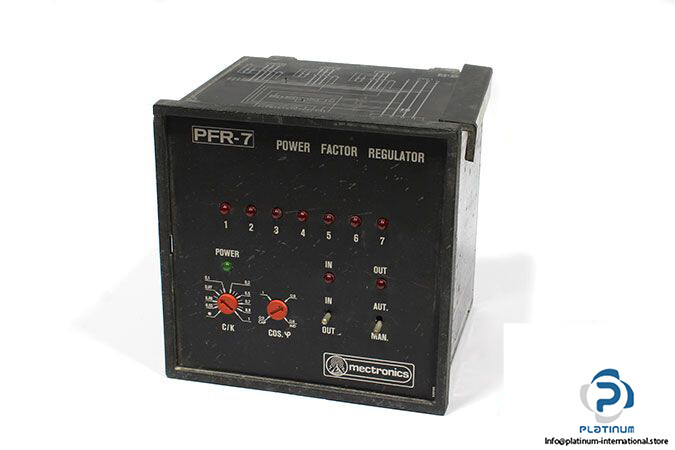 MECTRONICS PFR-7 POWER FACTOR REGULATOR