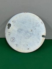 4″ OCTAGON ELECTRIC BOX COVER Round Steel Flat Blank TP323 NEW APPLETON 8403