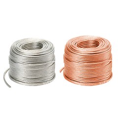 Round Copper/Tinned plated Braid Cable Copper Braid Wire Ground Lead 2.5-120mm²