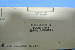 6 pcs. Honeywell Electronik 15 Solid State Servo Amplifier #30682531-001, 120V