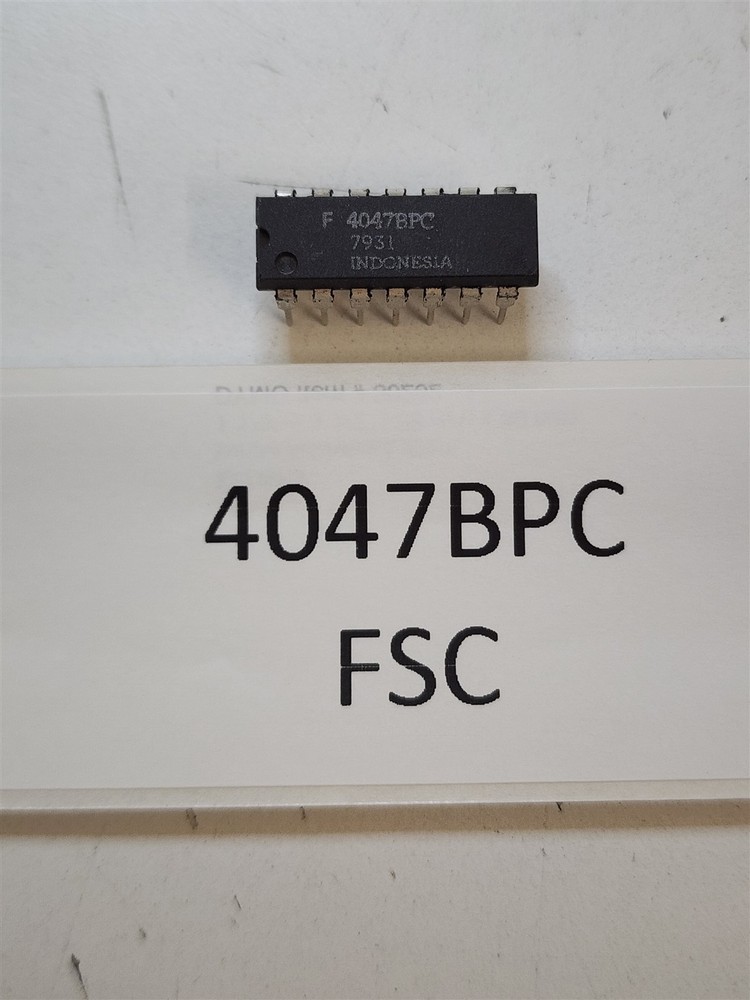 4047BPC FSC IC MONOSTABLE MULTIVIBRATOR 14 PIN PDIP 8 PIECES