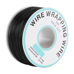 0.25mm Wire Wrap Single Wire Core Strand 30AWG Cable 250 Meters Black 7*7…