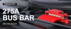 275A Bus Bar Car Audio Bus Bar Battery Positive Terminal and Ground Bus Bar