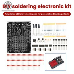 DC4.5-9V 81 LED Follow Spotlight Adjustable LED Game DIY Welding Electronic Kit