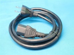 Baohing Volex CSA SJT LL112007-1 VW-1 E62405SP Power Cord 188cm w/ Damage