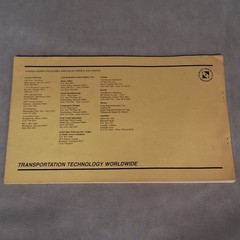 1980s Harmon Electro Pneumatic Corp Railroad Signal Apparatus Application Manual
