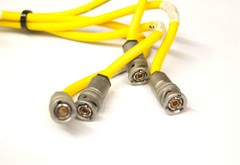 MilesTek TRC-50-2 TRB Plug 3-Slot Male to Male 50 Ohm Triaxial Cable LOT (9652)R