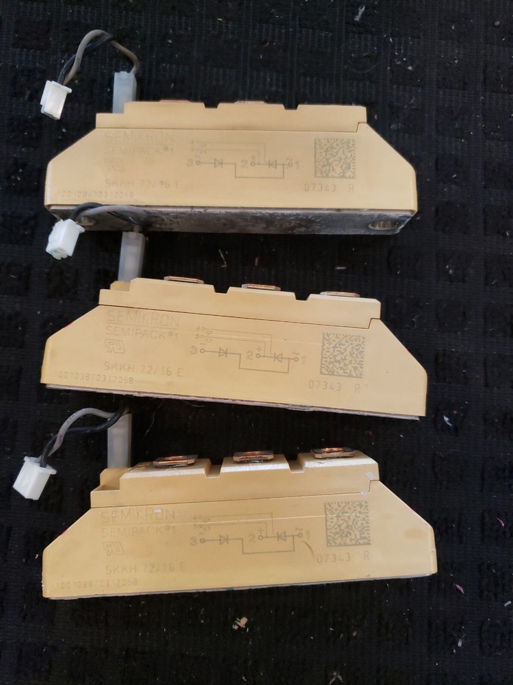 3PCS LOTS OF SKKH 72/ 16E SEMIKRON THYRISTOR / DIODE MODULE SKKH7216E