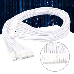 10+18Pin to 24-Pin Modular Power Cable Braided Cable 24Pins to 18Pin +10Pin