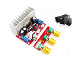 TDA7377 Power Amplifier 2.1 DIY kit 3 Channel Sound Audio AMP Board 12-18V