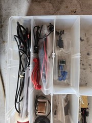 Electronics Kit Various Chips Assorted Resisters Etc