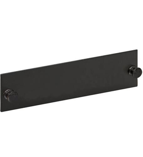 Icc Blank Fiber Optic Adapter Panel – Steel – Black – 1 Pack (icfopb00bk)