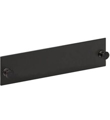 Icc Blank Fiber Optic Adapter Panel – Steel – Black – 1 Pack (icfopb00bk)